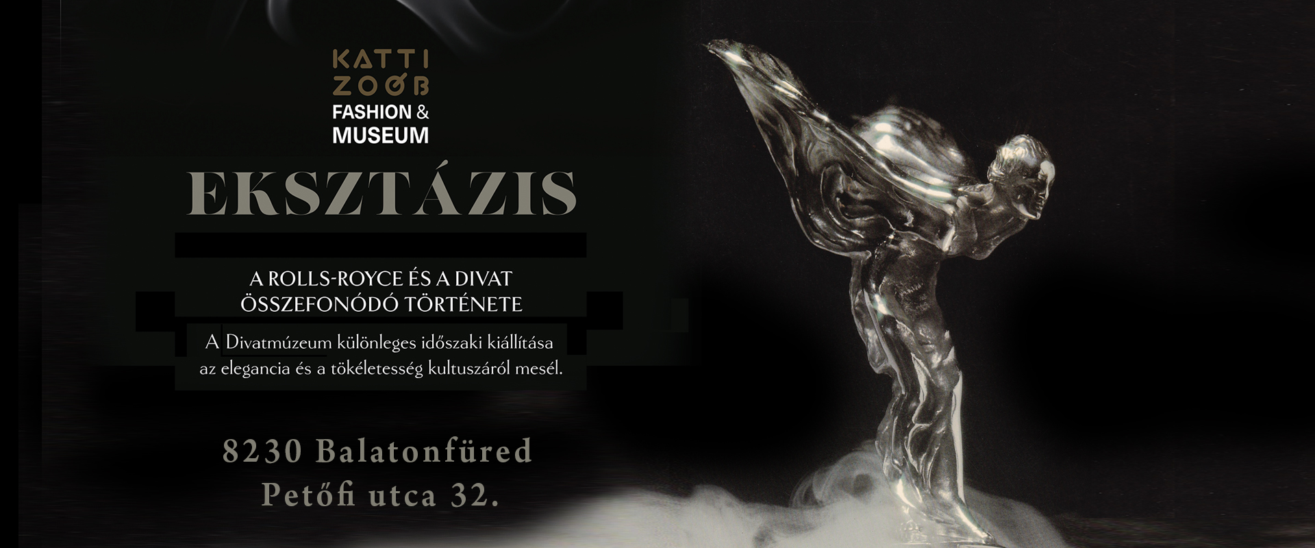 eksztázis divatmúzeum kiállítás húszas ével rolls-royce